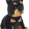 Bearington Thor Plush Doberman Stuffed Animal Puppy Dog, 13 Inch