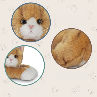 Bearington Tabby Plush Stuffed Animal Orange Striped Tabby Cat, Kitten 15 Inch - Image 3