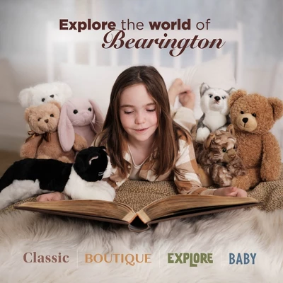 Bearington Baby Wee Waggles, Stuffed Animal Baby Boy Lovey, Baby Security Blanket - 8 X 7 Inch Small Bunny Tail - Image 5