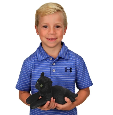 Bearington Collection Small Plush Stuffed Animal Black Cat, 8" - Image 3