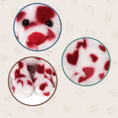 Bearington Collection Romantic Rover Stuffed Animal Plush With Hearts & Bow Puppy Dog, 12" - Image 4