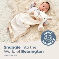 Bearington Lil' Lofty 28.5 Inch X 28.5 Inch Giraffe Large Baby Lovey - Baby Security Blanket