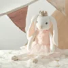 Bearington Brise Bunny Soft Plush Ballet Doll, 16 Inch