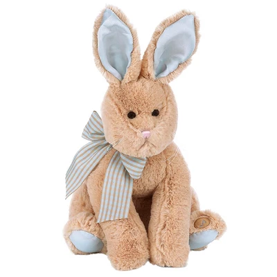 Bearington Baby Bunny Tail Plush Stuffed Animal Bunny With Rattle, 8 Inches - Image 4