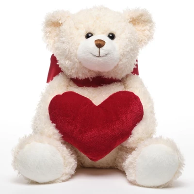 Bearington Holden Heart The Valentine's Day Plush, 16 Inch Teddy Bear Stuffed Animal, For Ages 3-14 - Image 6