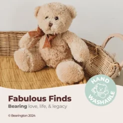 Bearington Baby Bensen Brown Plush Stuffed Animal Teddy Bear, 10 Inches, For Ages 3-14