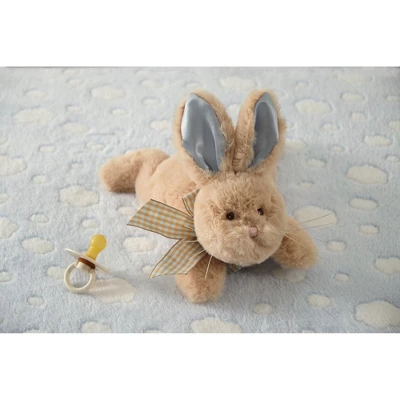 Bearington Baby Bunny Tail Plush Stuffed Animal Bunny With Rattle, 8 Inches - Image 3