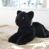 Bearington Collection Small Plush Stuffed Animal Black Cat, 8"