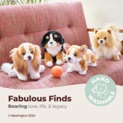 Bearington Bernie The Bernese Mountain Dog Stuffed Animal, 13 Inch Puppy Stuffed Animal, For Ages 3-14