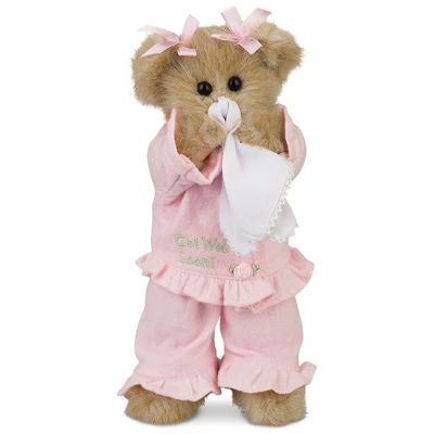 Bearington Sicky Vicky Get Well Soon Stuffed Animal Teddy Bear 10 Inches, For Ages 3-14 - Image 6