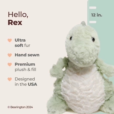 Bearington Rex The T-Rex Dino Plush Toy, 12 Inch Dinosaur Stuffed Animal, For Ages 1-14 - Image 5