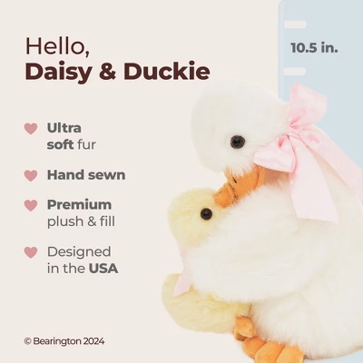 Bearington Duck With Duckling Stuffed Animal, Daisy And Duckie, 10 Inches, For Ages 1-14 - Image 5