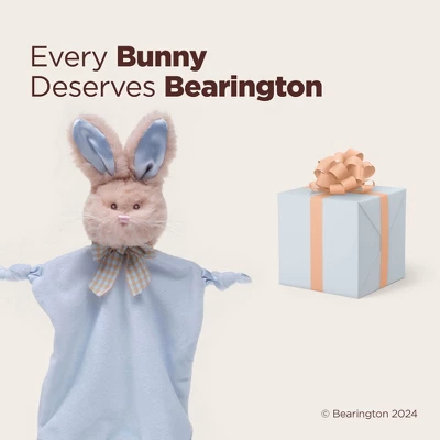 Bearington Baby Wee Waggles, Stuffed Animal Baby Boy Lovey, Baby Security Blanket - 8 X 7 Inch Small Bunny Tail - Image 4