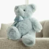 Bearington My First Bear: Classic Hand-Sewn 12-Inch Blue Stuffed Bear