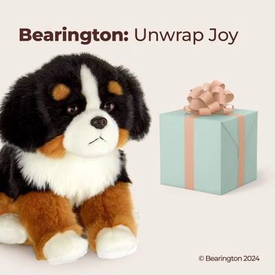 Bearington Bernie The Bernese Mountain Dog Stuffed Animal, 13 Inch Puppy Stuffed Animal, For Ages 3-14 - Image 3