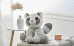 Bearington Ringo Plush Raccoon Stuffed Animal, 10.5 Inch