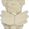 Bearington Peace Plush Stuffed Animal Angel Teddy Bear, 12"