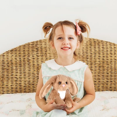 Bearington Lil Benny Brown Plush Stuffed Animal Bunny Rabbit, 6 Inches - Image 4