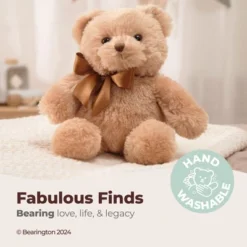 Bearington Bearington Collection Lil' Honey Brown Plush Stuffed Animal Teddy Bear, 12", For Ages 3-14