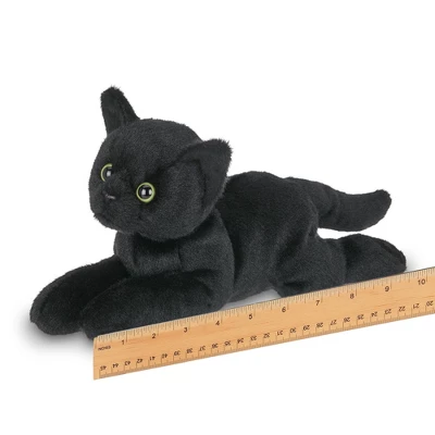 Bearington Collection Small Plush Stuffed Animal Black Cat, 8" - Image 4
