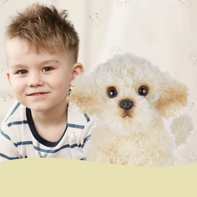 Bearington Bisquit Plush Labradoodle Stuffed Animal Puppy Dog, 13 Inch - Image 5