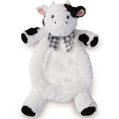 Bearington Lil' Gilly 8" X 7" Cow Security Blanket For Babies - Cow Lovey - Cow Loveys For Babies - Image 6