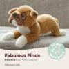 Bearington 8" Boxer Dog Stuffed Animal: Brown And White Plush, Premium Fill, Realistic Breed Details, For Ages 3-14