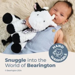Bearington Lil' Gilly Cow 12 Inch Cute Stuffed Animal - Cow Plush - Stuffed Cow Plush Fluffy Cow Stuffed Animal