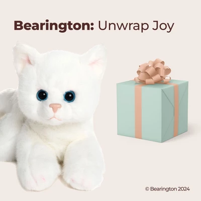 Bearington Lil' Muffin Small Plush Stuffed Animal White Cat, Kitten 8 Inch, For Ages 3-14 - Image 3