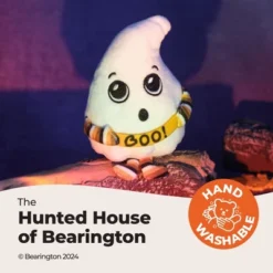 Bearington Spirit Halloween Plushies, 7 Inch Ghost Stuffed Animal Boo Plush