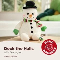 Bearington Bearington Big Snowball Snowman Plush, 14 Inch Snowman Stuffed Animal, Ideal Stuffed Christmas Animals Gift For Kids