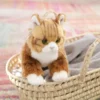 Bearington Collection Manny Plush Stuffed Animal Orange Tabby Maine Coon Cat, Kitten 10.5 Inch