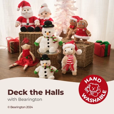 Bearington Mrs Santa Claus Stuffed Christmas Plush, 15 In Mrs Claus Plush, Christmas Mrs Claus Doll Gift For Toddlers, Kids & Teens