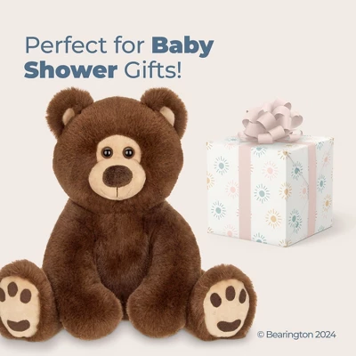 Bearington Lil' Barnaby Chocolate Brown Plush Stuffed Animal Teddy Bear, 11.5 Inches, For Ages 3-14 - Image 3